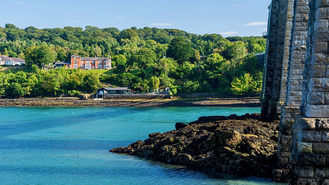 dog friendly beaches anglesey - Coastal Woodland and Tidal Waters of Anglesey, Wales – August 2023