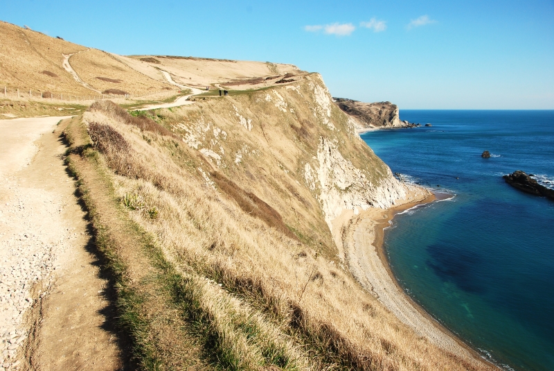 is durdle door dog friendly - Durdle Door, Coast path, cliffs and beach nearby