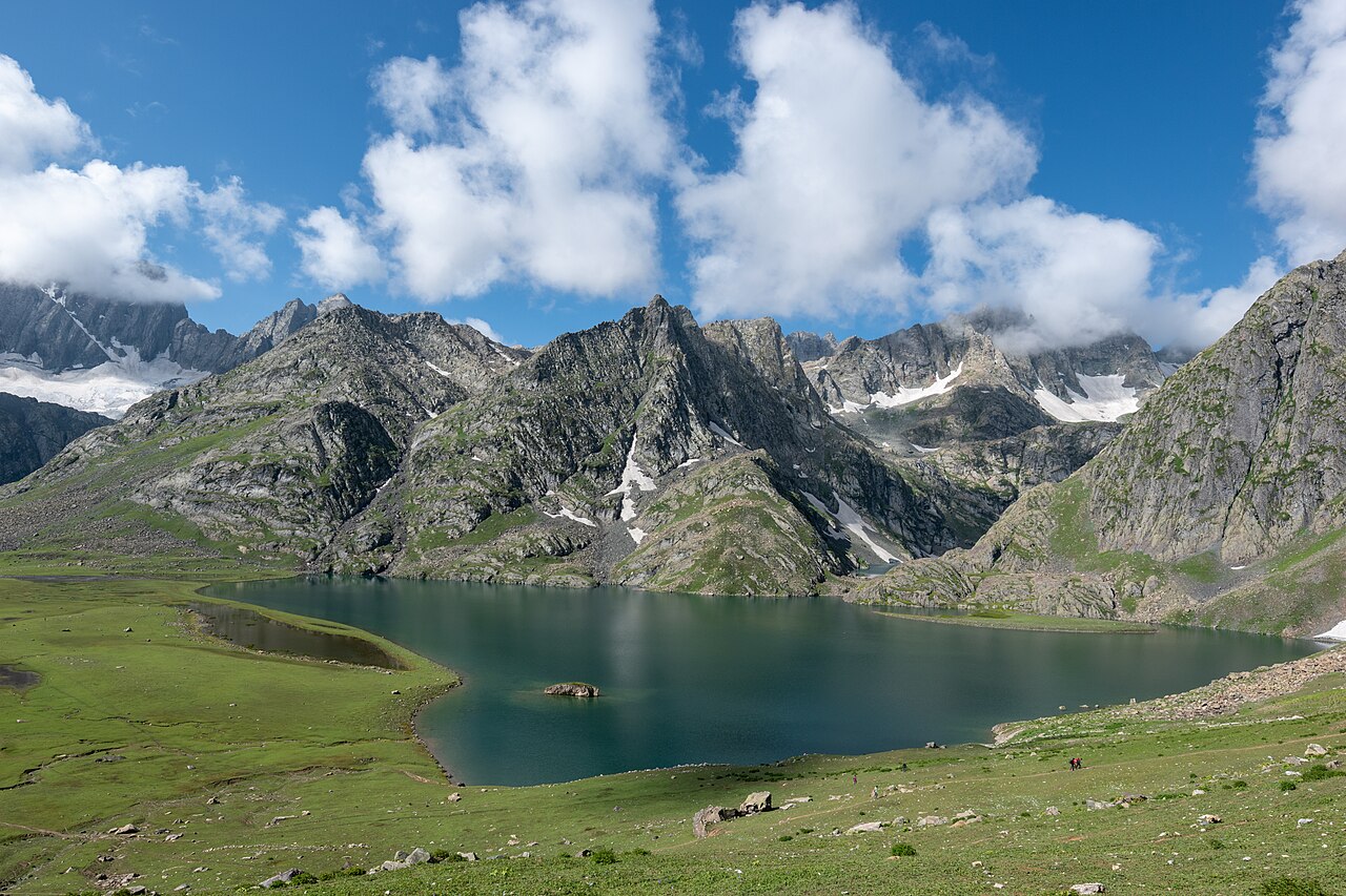dog-friendly pubs lake district - Krishansar Lake, Sonmarg, Kashmir valley, India 01