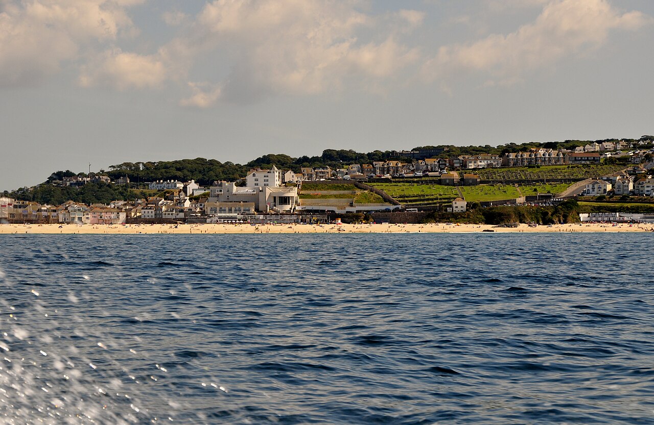 best dog-friendly beaches cornwall - St Ives , Porthmeor Beach ^ Coastline